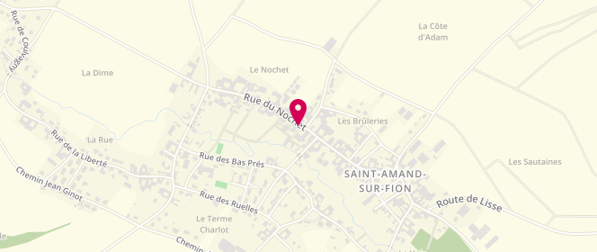 Plan de 8 A Huit, 24 Rue du Nochet, 51300 Saint-Amand-sur-Fion