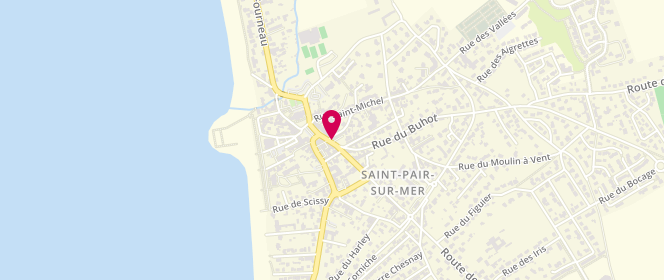 Plan de La Poste, 21 Rue de la Mairie, 50380 Saint-Pair-sur-Mer