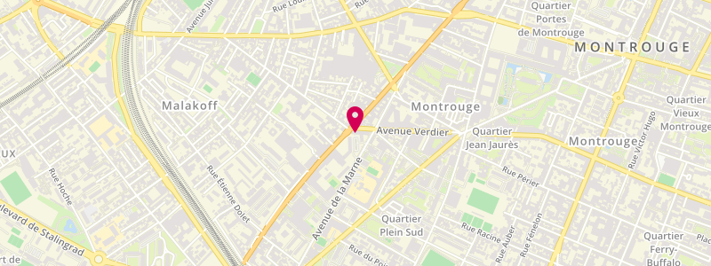 Plan de Le Verdon, 127 Avenue Verdier, 92120 Montrouge