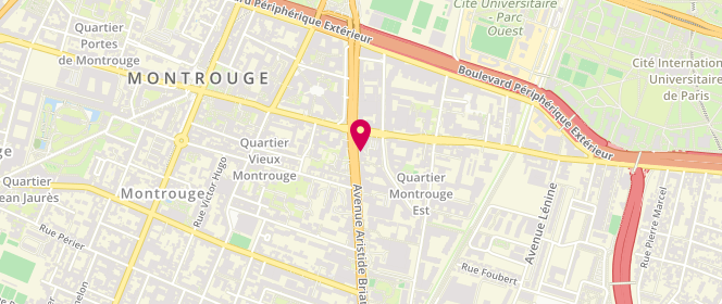 Plan de La Divette, 63 avenue Aristide Briand, 92120 Montrouge