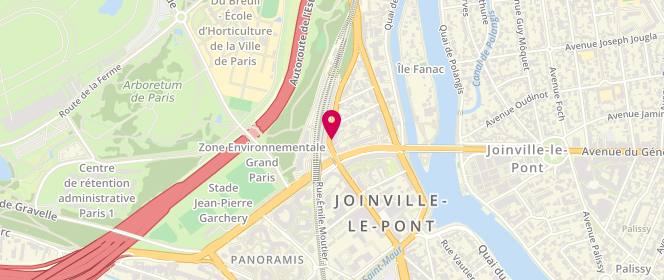 Plan de Le Joinville, 3 avenue Jean Jaurès, 94340 Joinville-le-Pont