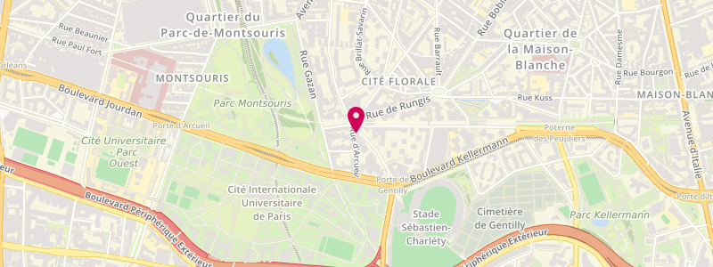 Plan de La Royale, 80 Rue de l'Amiral Mouchez, 75013 Paris