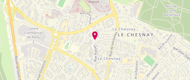 Plan de Civette Nouvelle France, 20 Rue Pierre Chaulin, 78150 Le Chesnay-Rocquencourt