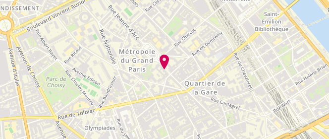 Plan de Le Jeanne d'Arc, 3-5
7 Rue Jeanne d'Arc, 75013 Paris
