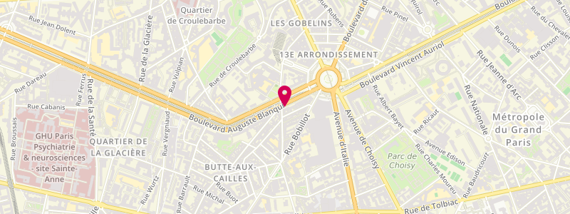 Plan de Le Celtique, 25 Boulevard Auguste Blanqui, 75013 Paris