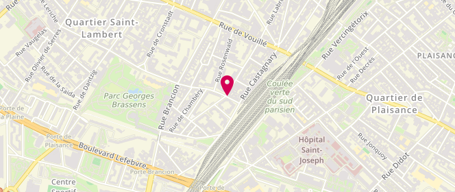 Plan de Le Wilson, 75 Rue Labrouste, 75015 Paris