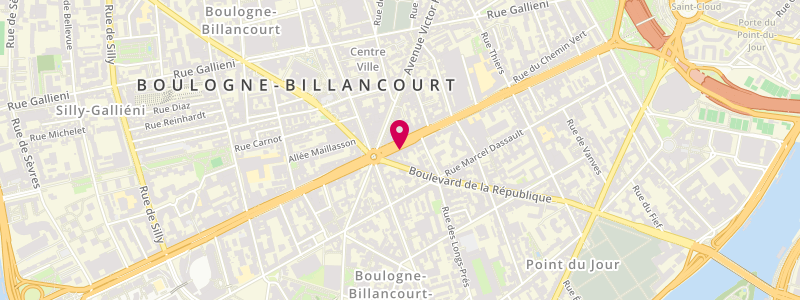 Plan de Le Royal, 99 avenue Edouard Vaillant, 92100 Boulogne-Billancourt