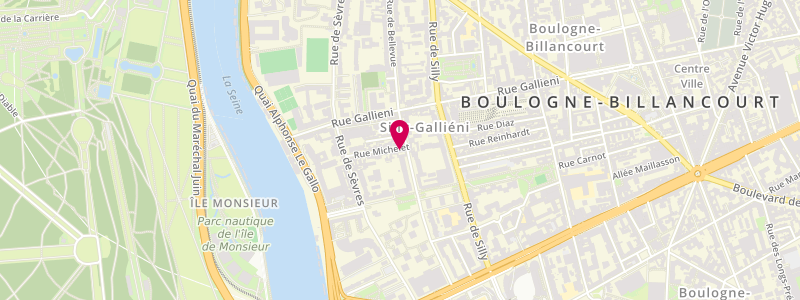 Plan de Le Bellevue, 27 Rue Michelet, 92100 Boulogne-Billancourt