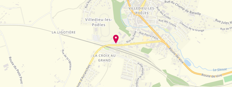 Plan de Les Voyageurs, 36 avenue du Maréchal Leclerc, 50800 Villedieu-les-Poêles-Rouffigny
