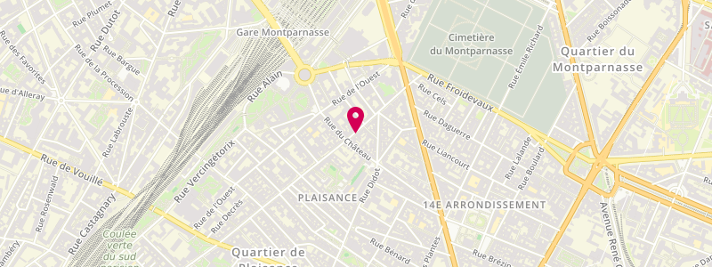 Plan de Le Fontenoy, 37 Rue Raymond Losserand, 75014 Paris