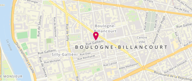 Plan de Le Chiquito, 104 Rue de Billancourt, 92100 Boulogne-Billancourt