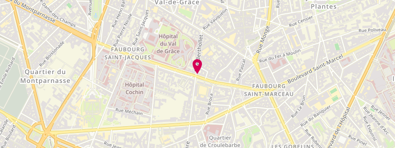 Plan de Café Lilou, 62 Boulevard de Port-Royal, 75005 Paris