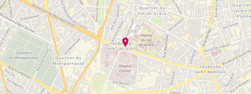 Plan de L'Espace Tabac, 80 Boulevard de Port-Royal, 75005 Paris