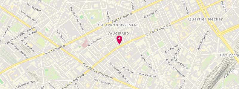 Plan de Le Vaugirard (tabac), 262 Rue de Vaugirard, 75015 Paris