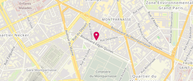 Plan de Tabac Edgar Quinet, 36 Rue Delambre, 75014 Paris