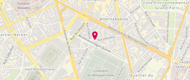 Plan de Tabac Edgar Quinet, 36 Rue Delambre, 75014 Paris