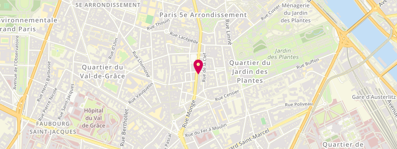 Plan de Myvapor, 85 Rue Monge, 75005 Paris