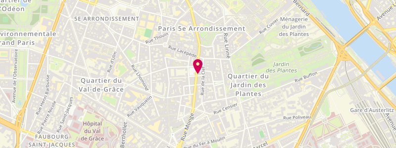 Plan de Le Monge, 77 Rue Monge, 75005 Paris