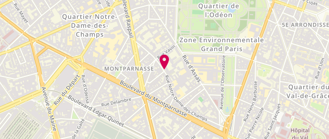 Plan de Civette Brea, 1 Bis Rue Brea Dependant de l'Immeu
54 B Rue Notre Dame des Champs, 75006 Paris
