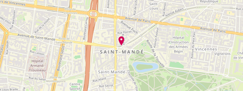 Plan de La Brasserie 1901 Saint Mande, 7 place Charles Digeon, 94160 Saint-Mandé