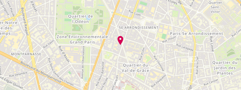 Plan de Le Week End, 36 Rue Gay-Lussac, 75005 Paris