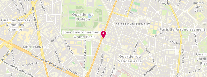 Plan de Le Bac Saint Michel, 97 Boulevard Saint Michel, 75005 Paris