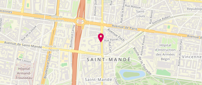 Plan de Le Cyrano, 22 avenue du Général de Gaulle, 94160 Saint-Mandé