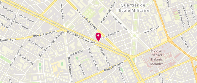 Plan de Le Camélia, 37 Boulevard Garibaldi, 75015 Paris