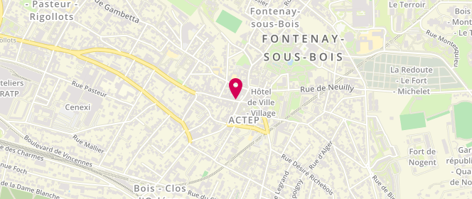 Plan de Le Mauconseil, 2 Rue Mauconseil, 94120 Fontenay-sous-Bois
