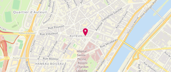 Plan de Le Bouquet d'Auteuil, 8 Rue d'Auteuil, 75016 Paris