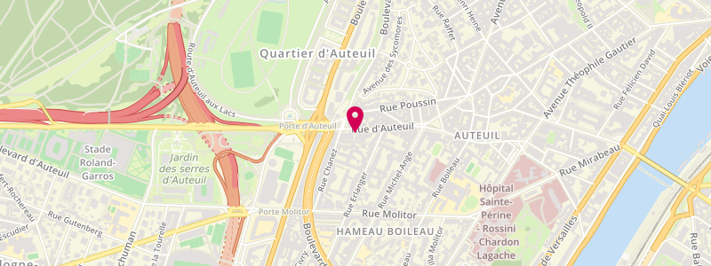 Plan de Le Moulin d'Auteuil, 75 Rue d'Auteuil, 75016 Paris