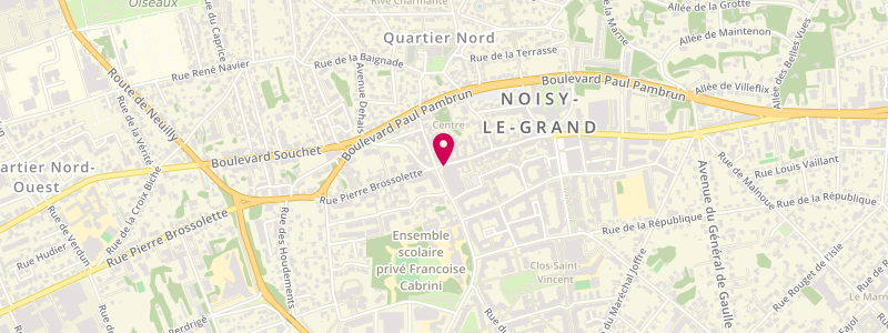 Plan de Le Brazza, 140 Rue Pierre Brossolette, 93160 Noisy-le-Grand