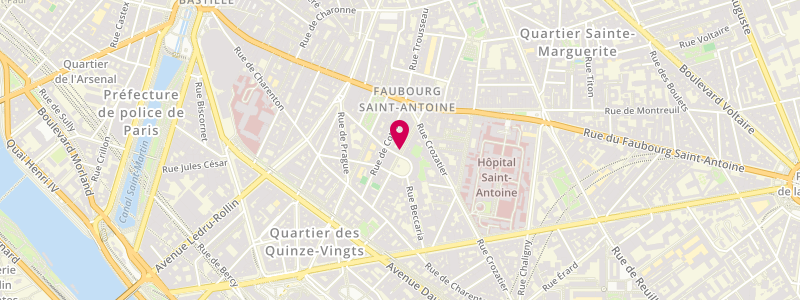 Plan de Cafe Charlette, 11 Rue Aligre, 75012 Paris
