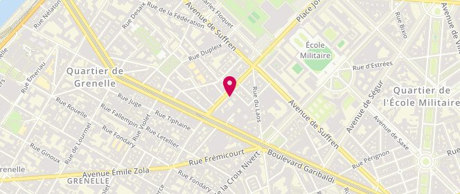 Plan de La Carotte, 55 avenue de la Motte-Picquet, 75015 Paris