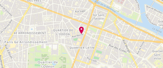 Plan de Mon Ange (Anciennement la Civette), 4 4 Rue Racine, 75006 Paris