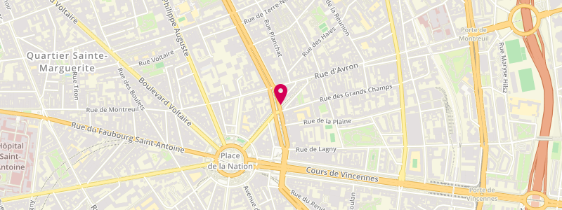 Plan de L'Allumette, 36 Boulevard de Charonne, 75020 Paris