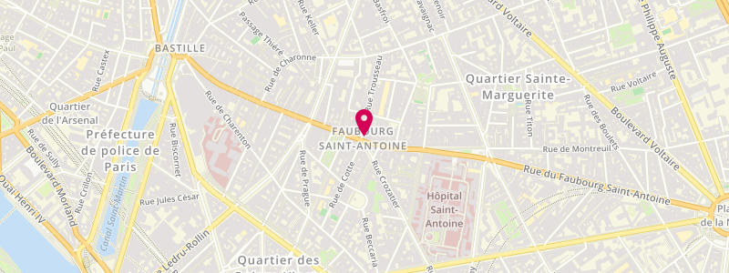 Plan de Le Balto, 147 Rue du Faubourg Saint-Antoine, 75011 Paris