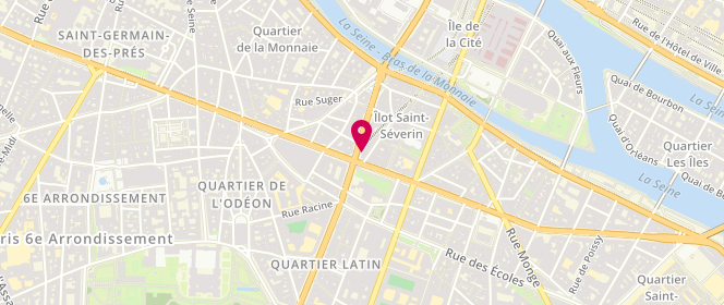 Plan de B'Vape la Corona - St Michel, 21 Boulevard Saint-Michel, 75005 Paris