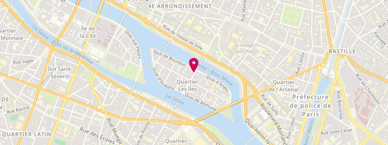 Plan de SNC Jos St-Louis, 37 Rue des Deux Ponts, 75004 Paris