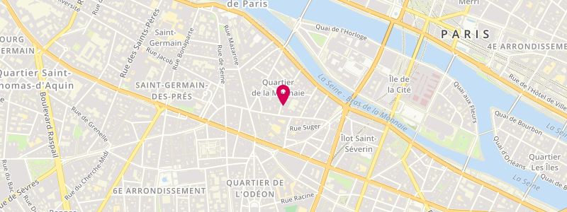 Plan de Les Caractères, 25 Rue des Grands Augustins, 75006 Paris