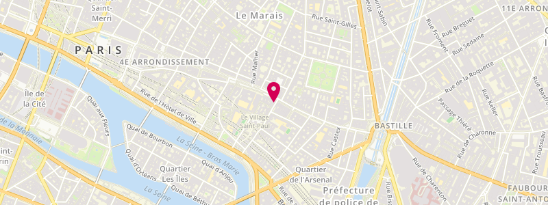 Plan de La Maison du Marais, 53 Rue Saint-Paul, 75004 Paris
