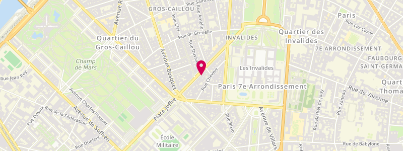 Plan de LY Thibault, 23 Avenue de la Motte Picquet, 75007 Paris