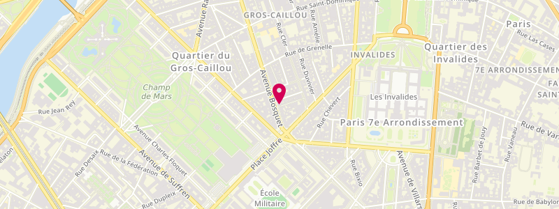 Plan de Point Nickel - TABAC HU, 73 avenue Bosquet, 75007 Paris