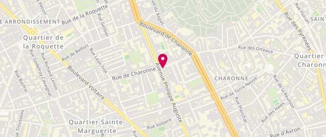 Plan de L'Etoile d'Or, 94 avenue Philippe Auguste, 75011 Paris