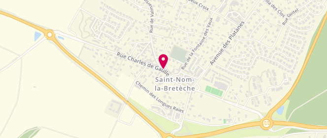 Plan de Le Grenier, 18 Rue Charles de Gaulle, 78860 Saint-Nom-la-Bretèche