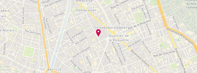 Plan de Chez GAYA, 10 Rue Popincourt, 75011 Paris