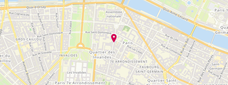 Plan de Civette de l'Assemblee, 17 Rue de Bourgogne, 75007 Paris