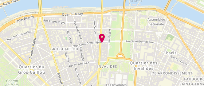 Plan de Civette Saint-Dominique, 27 Boulevard de la Tour-Maubourg, 75007 Paris