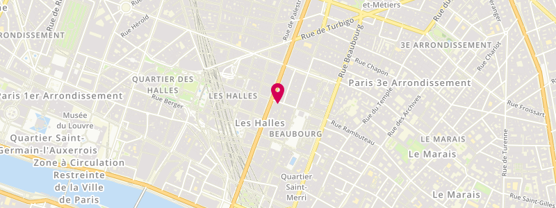 Plan de Le Marigny, 67 Rue Rambuteau, 75004 Paris