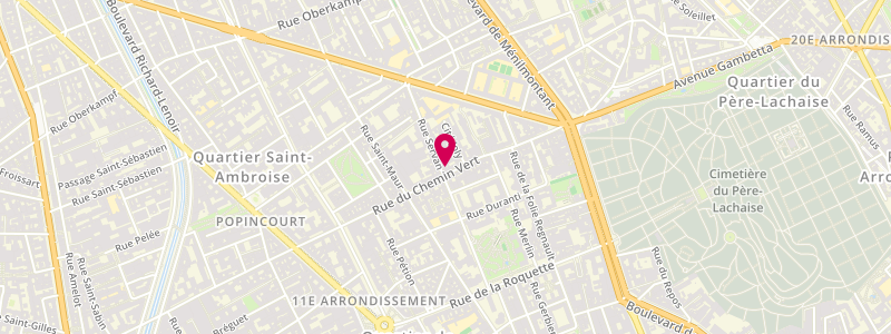 Plan de Tabac du Soleil, 117 Rue du Chemin Vert, 75011 Paris